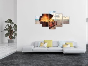 Obraz - Skarb na plaży (125x70 cm)