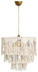 Žyrandol na przewodzie RIMINI 1xE27/40W/230V kremowy