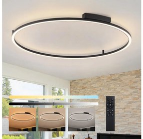 Brilagi - Ściemnialna oprawa LED PORTOFINO LED/85W/230V Ø 120 cm czarna + pilot