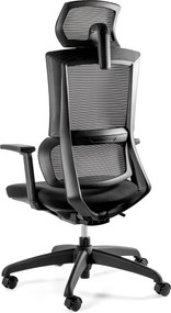 Ergonomiczny fotel biurowy Elegance z wysokim oparciem z siatki