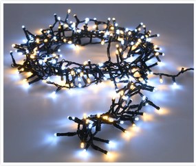 Świąteczny łańcuch świetlny Twinkle zimna i ciepła biała 560 LED, M