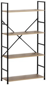 Regał GD-224 OAK Stor, 4 półki, 58,5 x 23,5 x 112,5 cm, 4 piętra