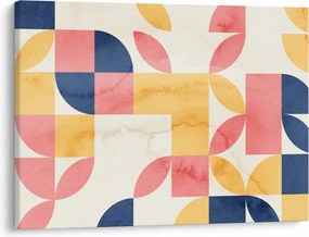Obraz - Abstrakcja z wzorami retro (70x50 cm)