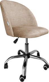 Fotel obrotowy COLIN krzesło biurowe fotel ergonomiczny do biurka : Kolor Stelaża - Chrom, Kolor tkaniny - VOGUE - VOGUE 3, Typ siedziska - Siedzisko obrotowe 360°, Typ tkaniny - Vogue