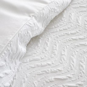 Biała pościel dwuosobowa z kory 200x200 cm Heatset Wave – Catherine Lansfield