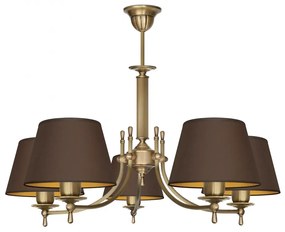 Klasyczny żyrandol z mosiądzu L-S5Am