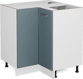 Szafka narożna niebiesko-szary 75.6x46x81.6 r-line