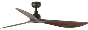 FARO 34362 - Wentylator sufitowy OUTWOOD L brązowy/czarny śr. 150 cm IP44 + pilot