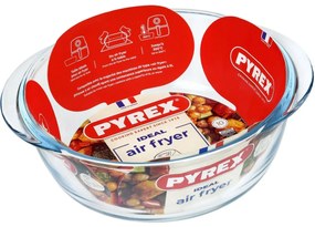 Pyrex Okrągła miska do pieczenia Air Fryer 1 l, 20x 18 x 7 cm, 1 l