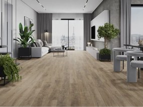 Mexen Casa Grande panele winylowe 1240 x 182 mm SPC 6,5 mm, podkład IXPE 1,5 mm, 4 V-Fuga, Dąb - F1014-1240-182-505-4V1-01