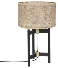 Lampa z beżowym abażurem Levon, wys. 51 cm