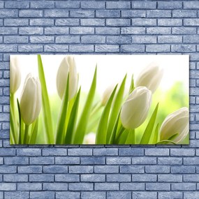 Obraz canvas na ścianę Tęczowy Dywan Tulipanów