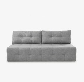 Sofa z Funkcją Spania MORANA Szara Szenil Nowoczesna