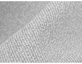 Jasnoszara rozkładana sofa z materiału bouclé 255 cm Milu – Makamii