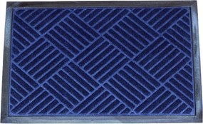 Wycieraczka gumowa Checker niebieski, 40 x 60 cm