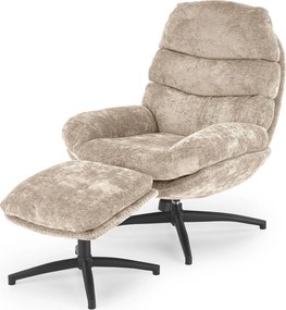 Fotel do salonu z podnóżkiem i funkcją kołyski Dario Halmar