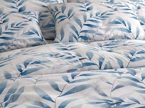 PrzytulneMieszkanie.pl PrzytulneMieszkanie.pl Pościel z mikrofibry KOVENDI niebiesko-biała Rozmiar pościeli: 2 szt 70 x 90 cm | 200 x 220 cm