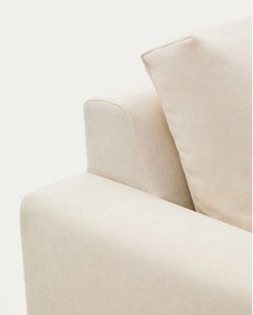 Beżowa sofa z tkaniny szenilowej 220 cm Alea – Kave Home