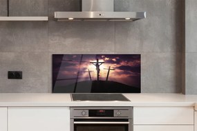 Panel szklany do Kuchni Jezus pod Krzyżem