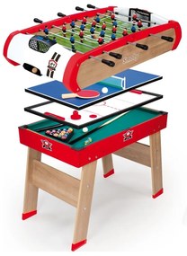 Smoby piłkarzyki dla dzieci stół powerplay 4w1 bilard tenis hokej