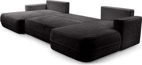 Narożnik FUEGO XL wolnostojący układ U z funkcją spania w tkaninie Bubble 17 DomoHome