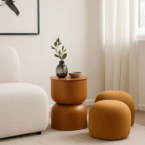 Stolik kolumna DISA, matowy, Ø 31 cm