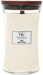 WoodWick Świeca zapachowa wazon duży Linen, 609 g