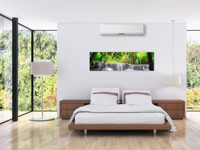 Obraz wodospadu w Kanchanaburi, Tajlandia (170x50 cm)