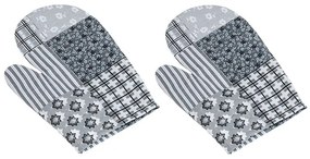 Bellatex Rękawica kuchenna Patchwork szary, 28 x 18 cm, 2 szt.