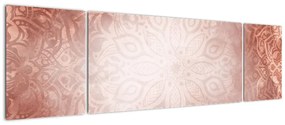 Obraz - Różowa mandala (170x50 cm)