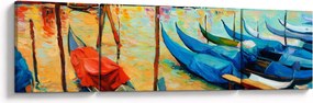 Obraz - Port w Wenecji (170x50 cm)