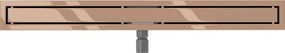 Mexen Flat M13 odpływ liniowy 2w1 90 cm, różowe złoto - 1610090-15