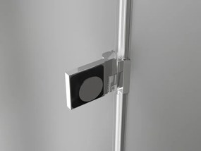 Mexen Lunar-B drzwi prysznicowe uchylne lewe 80 cm, transparent, chrom - 832-080-000-01-00-L