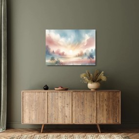 Obraz na szkle - Elegancki krajobraz (70x50 cm)