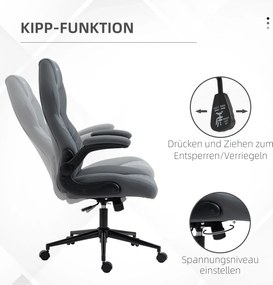 Vinsetto Krzesło biurowe z zagłówkiem