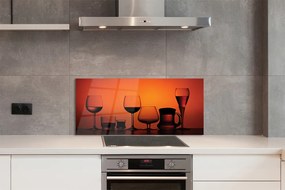 Szkło Ozdobne do Kuchni Zestaw Eleganckich Kieliszków