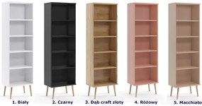 Wysoki skandynawski regał na książki macchiato T4-A49