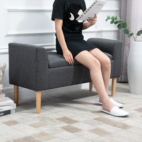 HOMCOM ławka 116 cm x 44 cm x 58 cm