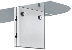 Półka ze stali nierdzewnej w kolorze matowego srebra 80 cm Oru – Blomus