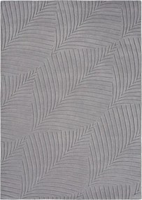 Miękki dywan z wełny w kolorze szarym Folia