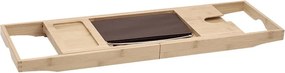 Mexen Bamboo półka na wanne 70-100 cm, bambus natural - 701270-00