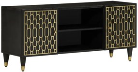 Czarna niska szafka pod telewizor T1-M09