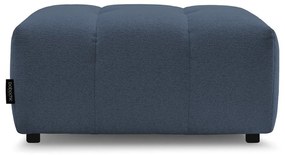 Niebieski podnóżek z tkaniny szenilowej Roxelane – Bobochic Paris