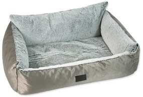 Legowisko dla psów w kolorze srebra 78x60 cm Dog Fantasy Lux Platinum – Plaček Pet Products