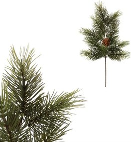 Zestaw gałęzi sosnowych z szyszkami, 50 cm, 2 szt., zielony