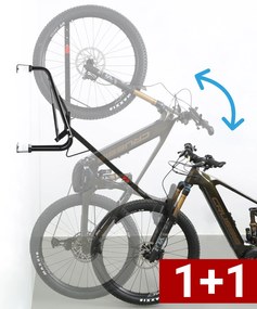 Obrotowy uchwyt na rowery elektryczne UpBike z mechanizmem podnoszenia 1+1 GRATIS
