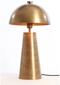 Lampa stojąca w kolorze brązu z metalowym kloszem (wysokość 52 cm) Dita – Light &amp; Living