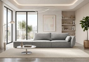 Szezlong lewy Cookie 264 x 110 cm Manila 15 szary