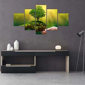Obraz - Matka ziemia (125x70 cm)