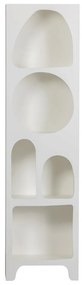 Biały regał 48x180 cm Caz – WOOOD